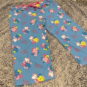 Hello Kitty Pajama Capris Y2K